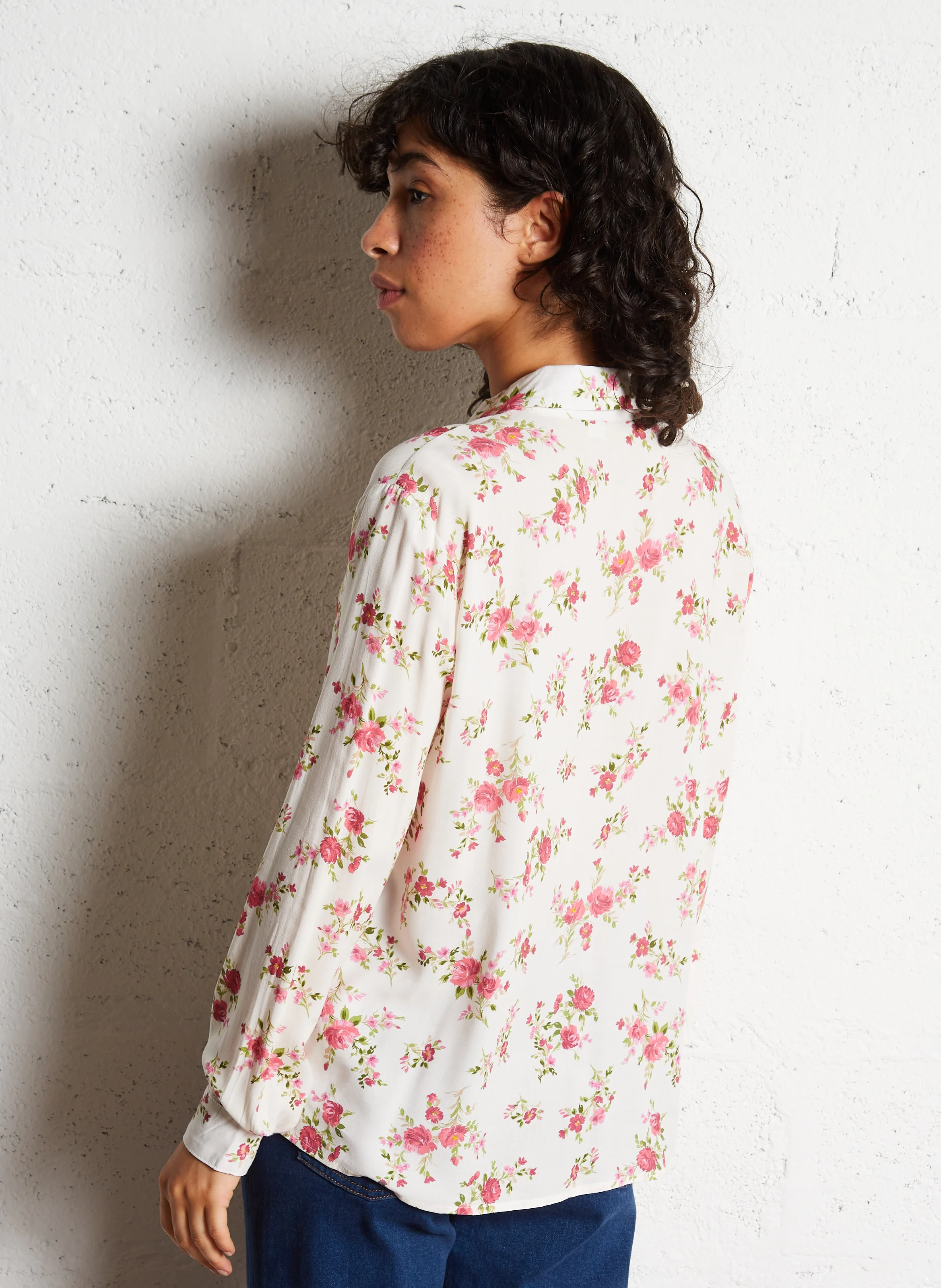 COSIE - Chemise droite à col classique | Blanc
