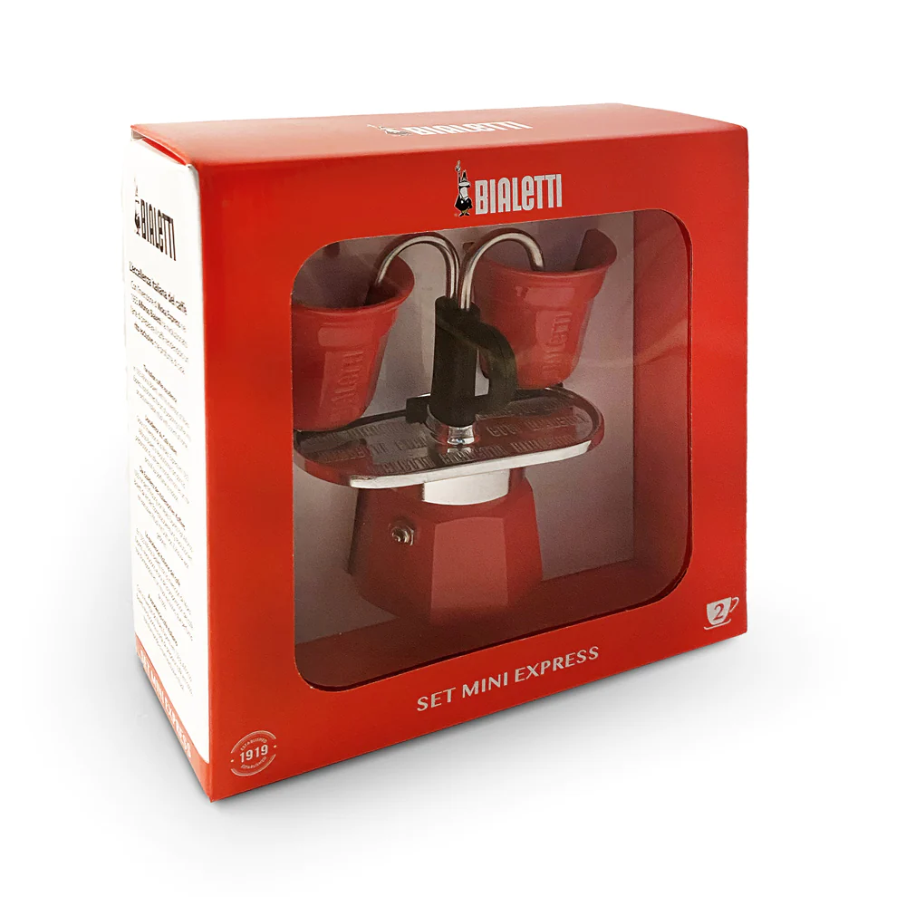 Set mini Express 2 tasses rouge Bialetti