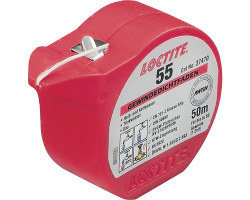 Loctite 55 - Draadafdichtingskoord 50m