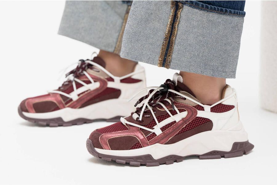 Dwrs Isola B11443-05-4577 Bordeaux Rood Wit