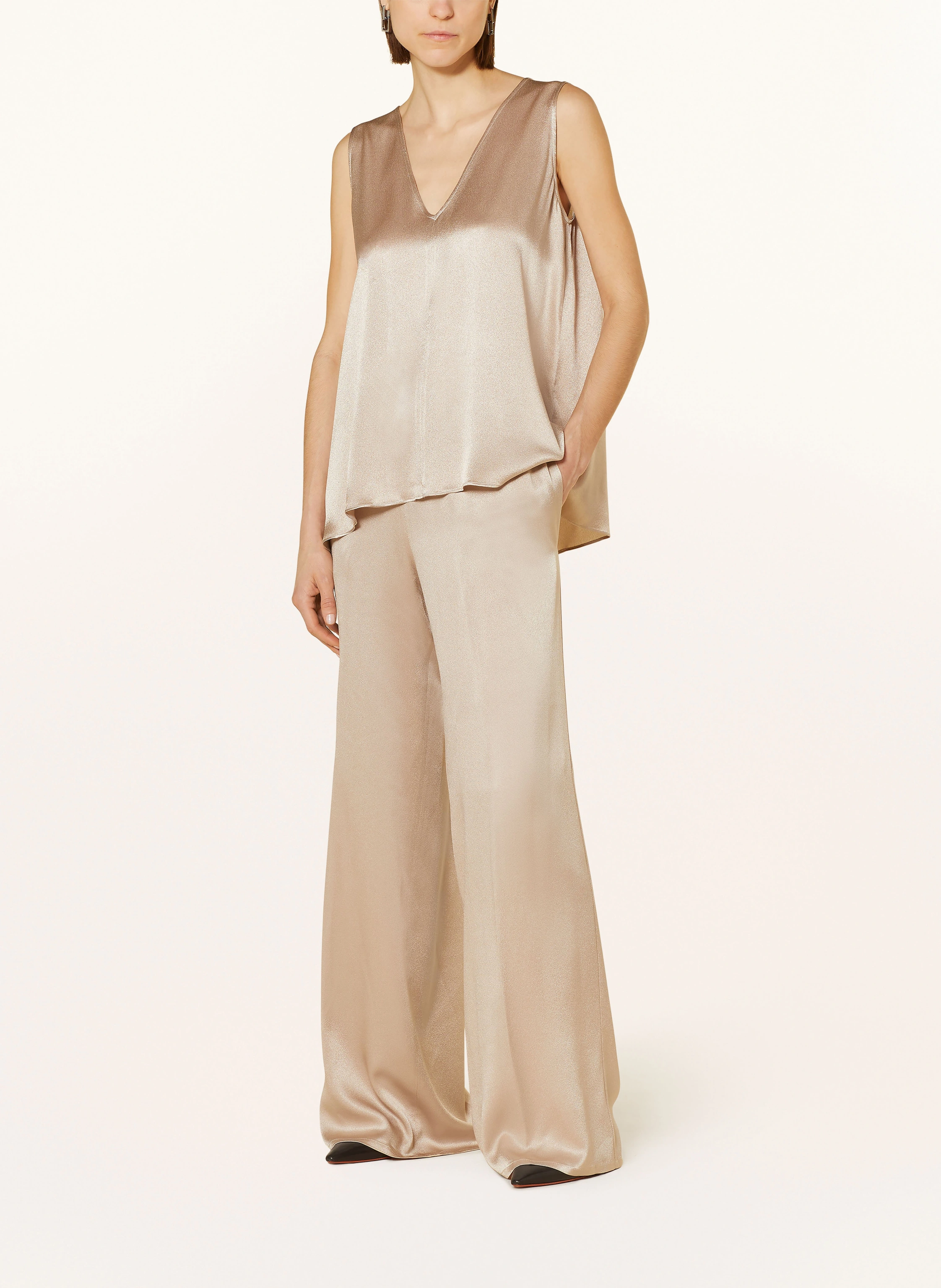 ANTONELLI firenze Marlenehose TALIA mit Seide