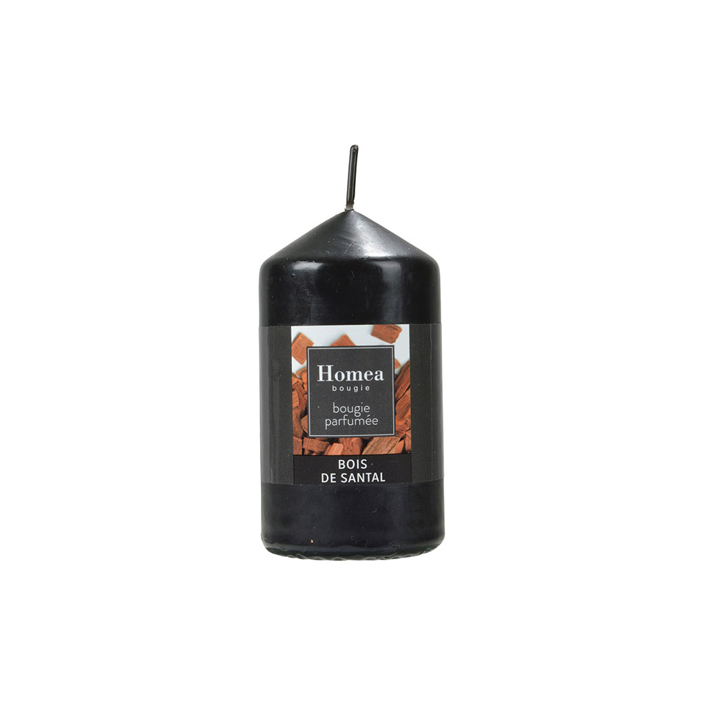 Bougie ronde santal H 11cm