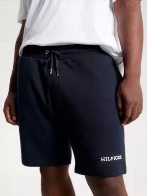 Shorts de moletom Plus Hilfiger Monotype Flex Fleece