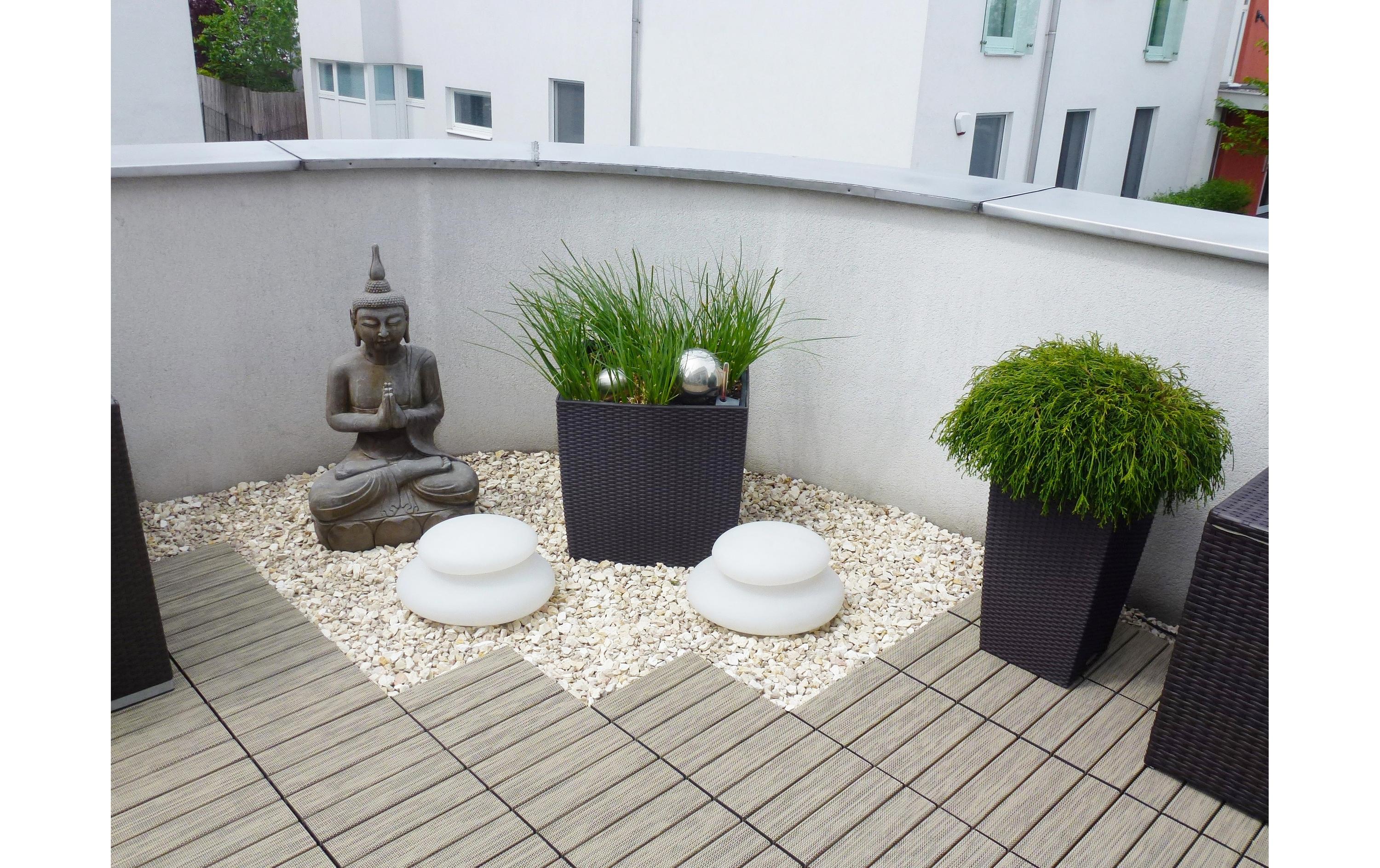 Balkon-& Terrassenplatten Tex, Beige, 6 Stk.Bodenplatte für den Aussenbereich