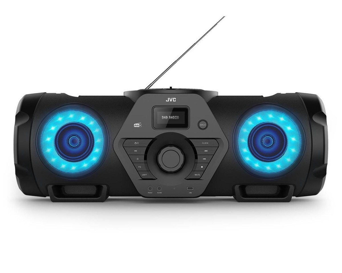 JVC - Boomblaster 60 Watt Sort inkl batteripakke