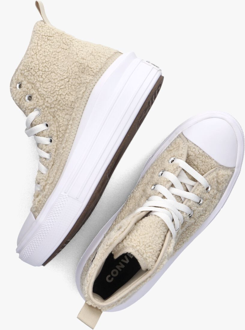 CONVERSE beige converse hoge sneaker chuck taylor all star platform