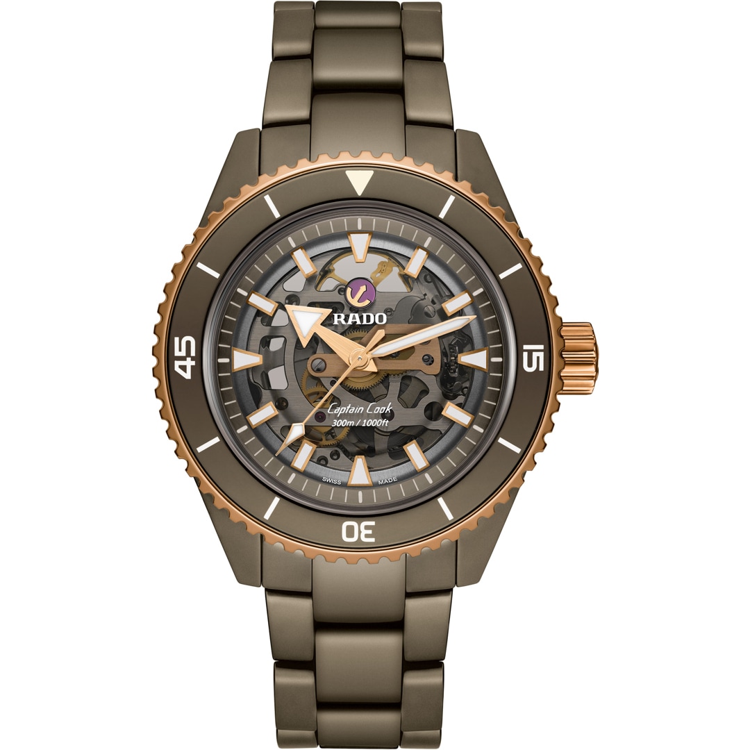 Rado Captain Cook XL High-Tech Ceramic Skeleton