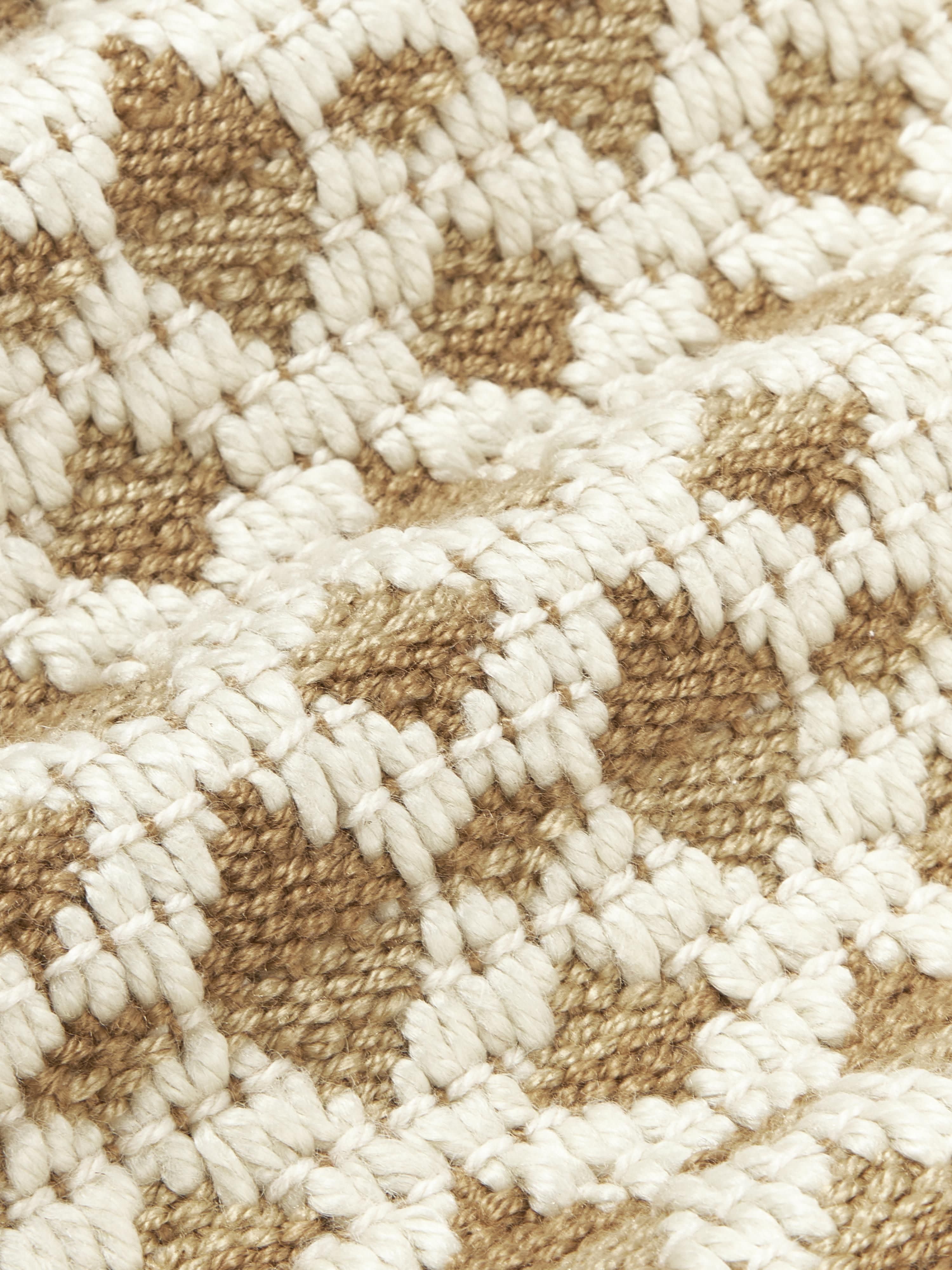 Outdoor kussenhoes Yamir met geweven patroon