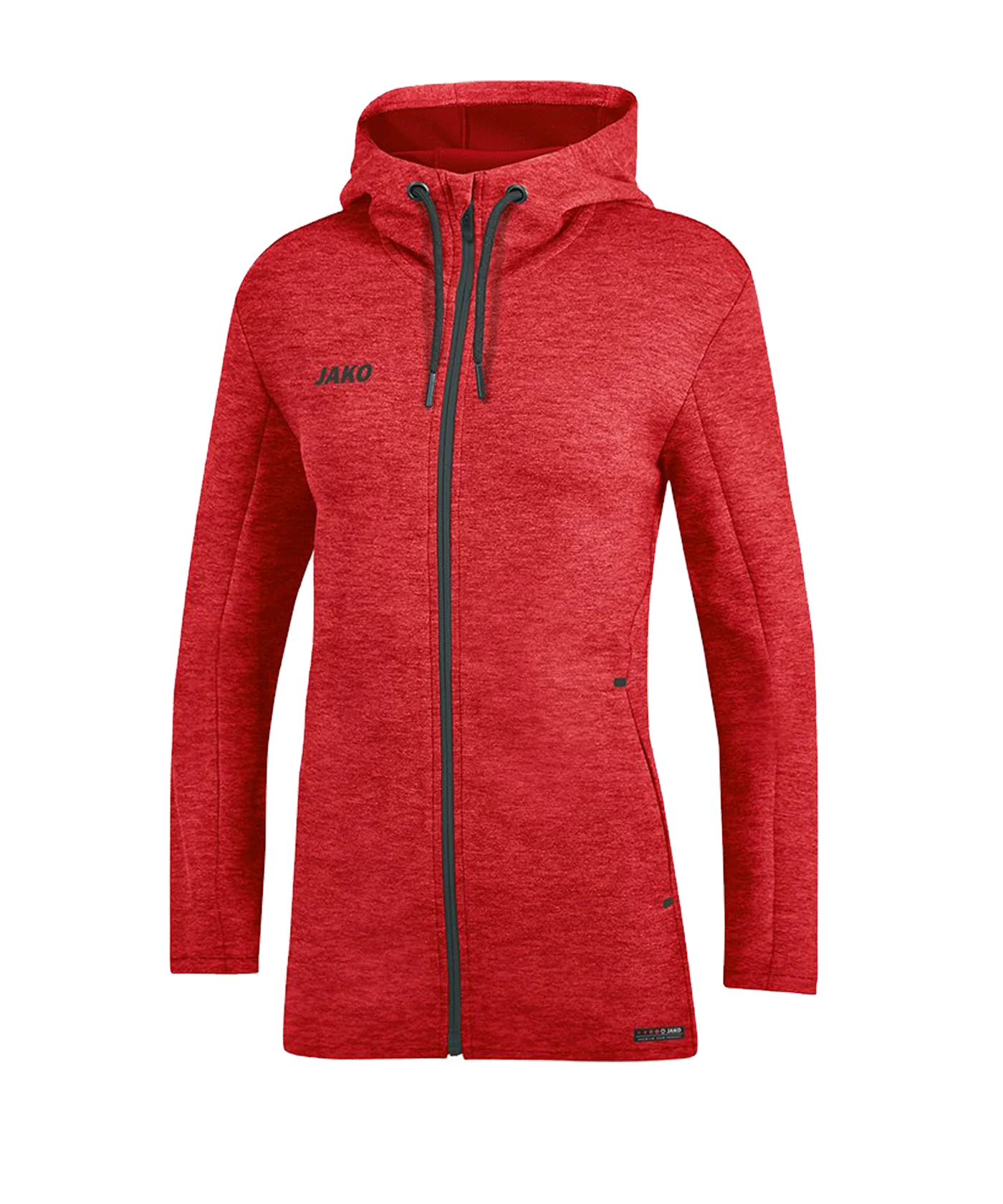 JAKO Premium Basic Kapuzenjacke Damen Rot F01
