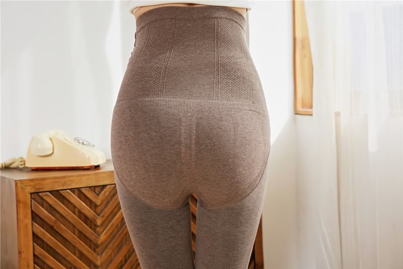 Lahmacun - Hoge taille effen leggings / stijgbeugels (diverse ontwerpen)