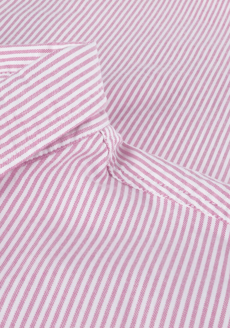 SCOTCH & SODA lichtroze scotch & soda casual overhemd seasonal essentials - organic cotton oxford shirt