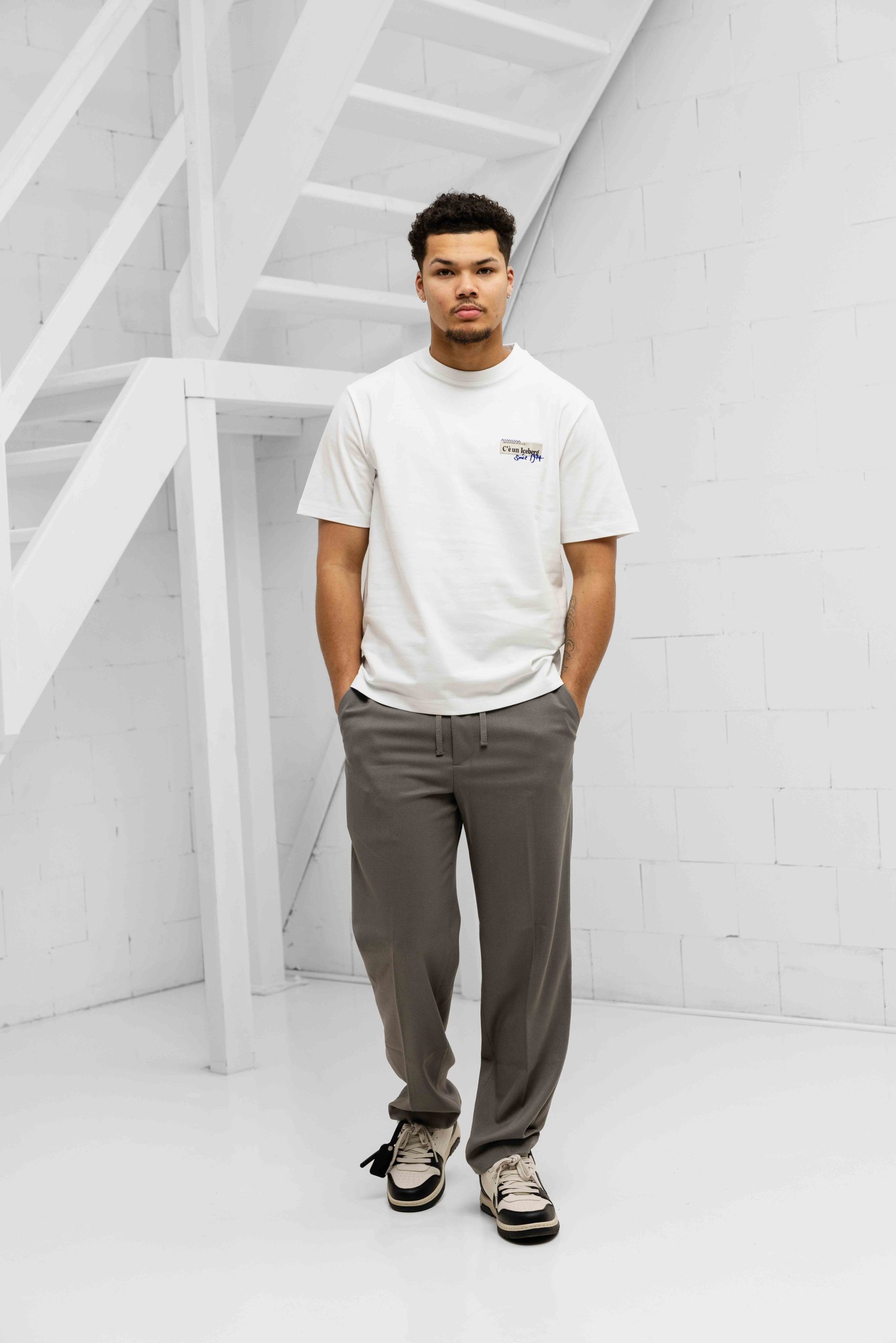 Quotrell Roman Broek Heren Grijs