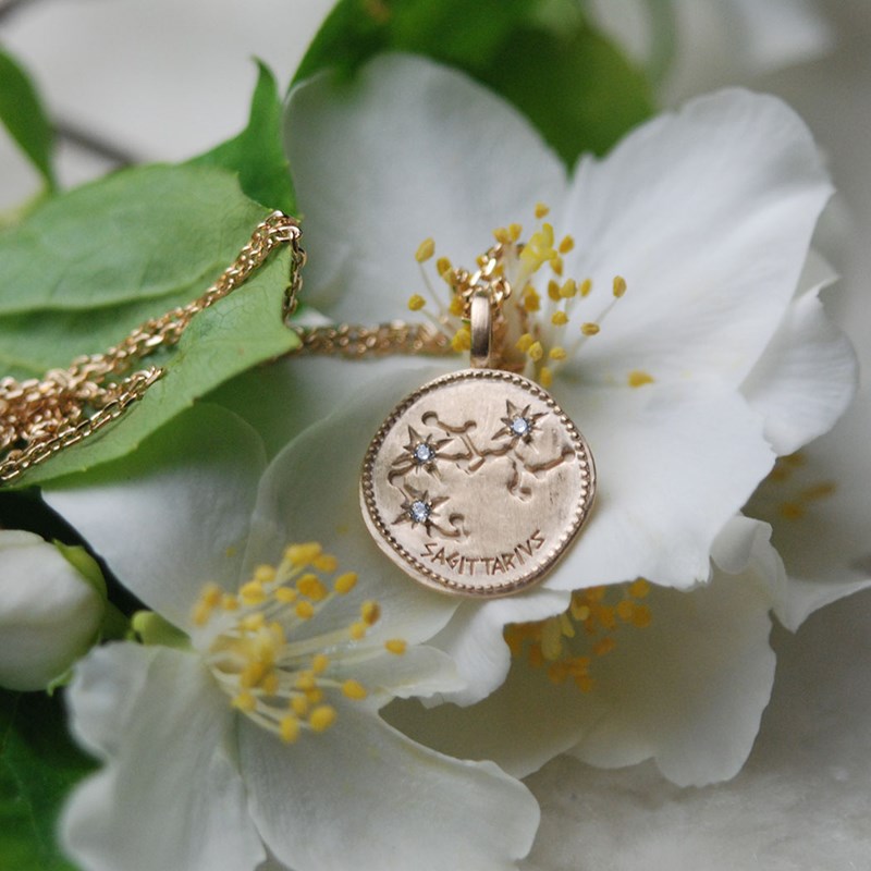 Pendentif signe du zodiaque SAGITTAIRE - Bijoux Privés Discovery