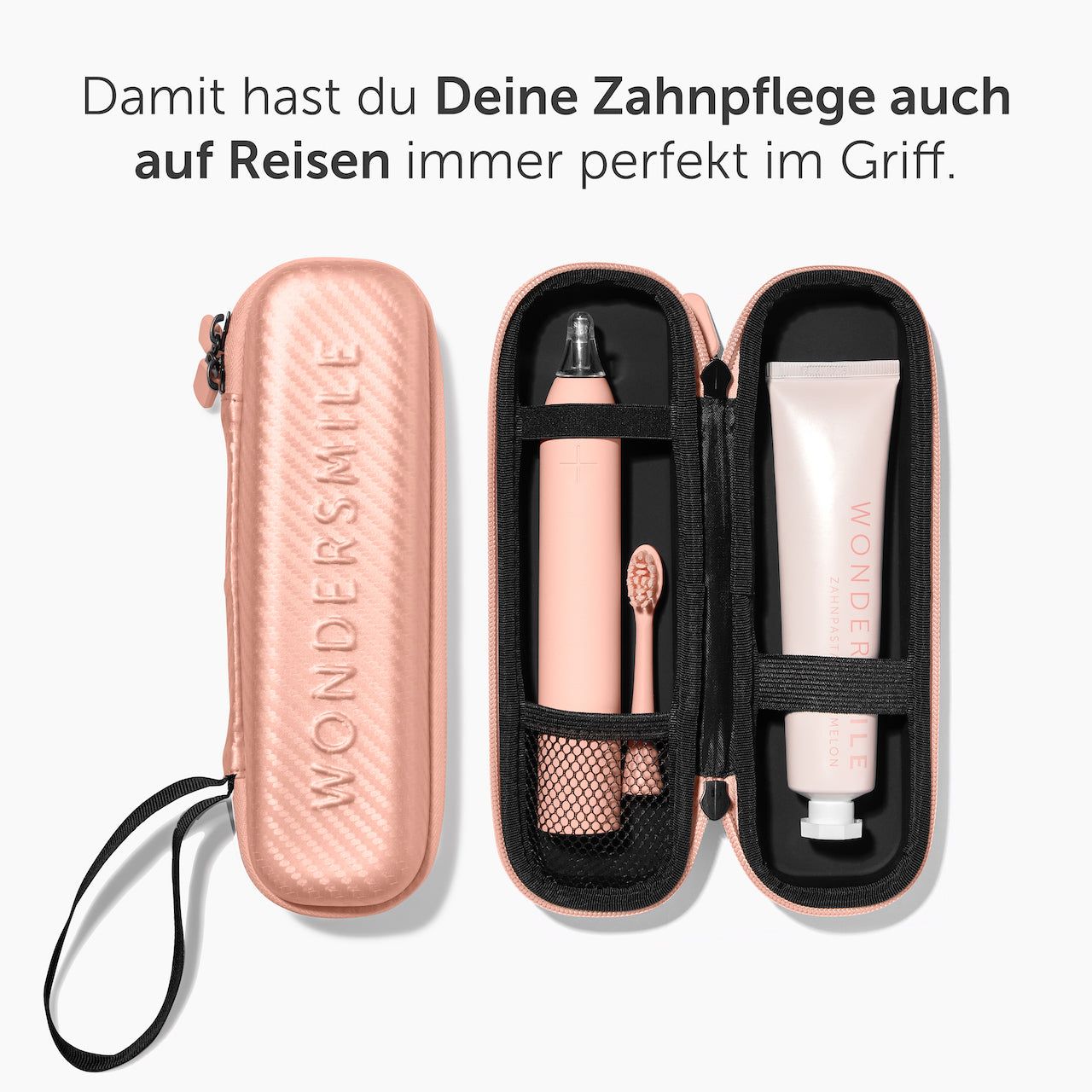 Wondersmile Travel Case Atomic Rose