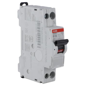 ABB HAF Installatieautomaat B-kar 16 A 1P N