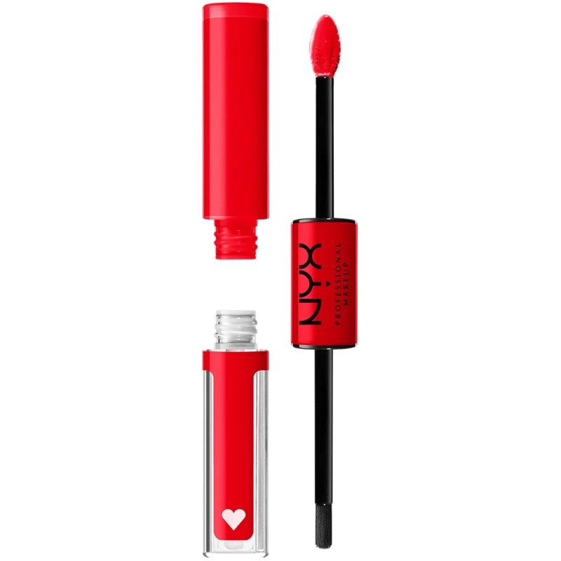 NYX Prof. Makeup Shine Loud High Pigment Lip Shine 3,4 ml - Rebel In Red