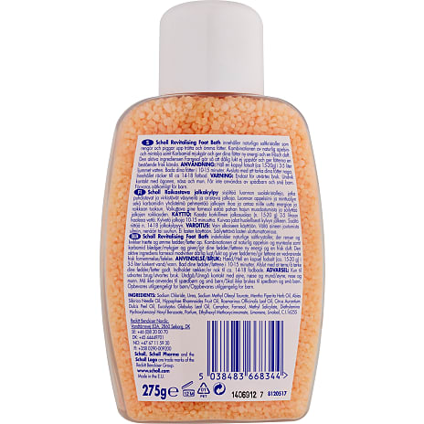 Fodbadesalt m. mint- og appelsinolie