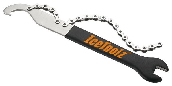 Clé à pédale 15mm/Fouet à Chaîne/Démonte roue-libre ICE TOOLZ 34S4