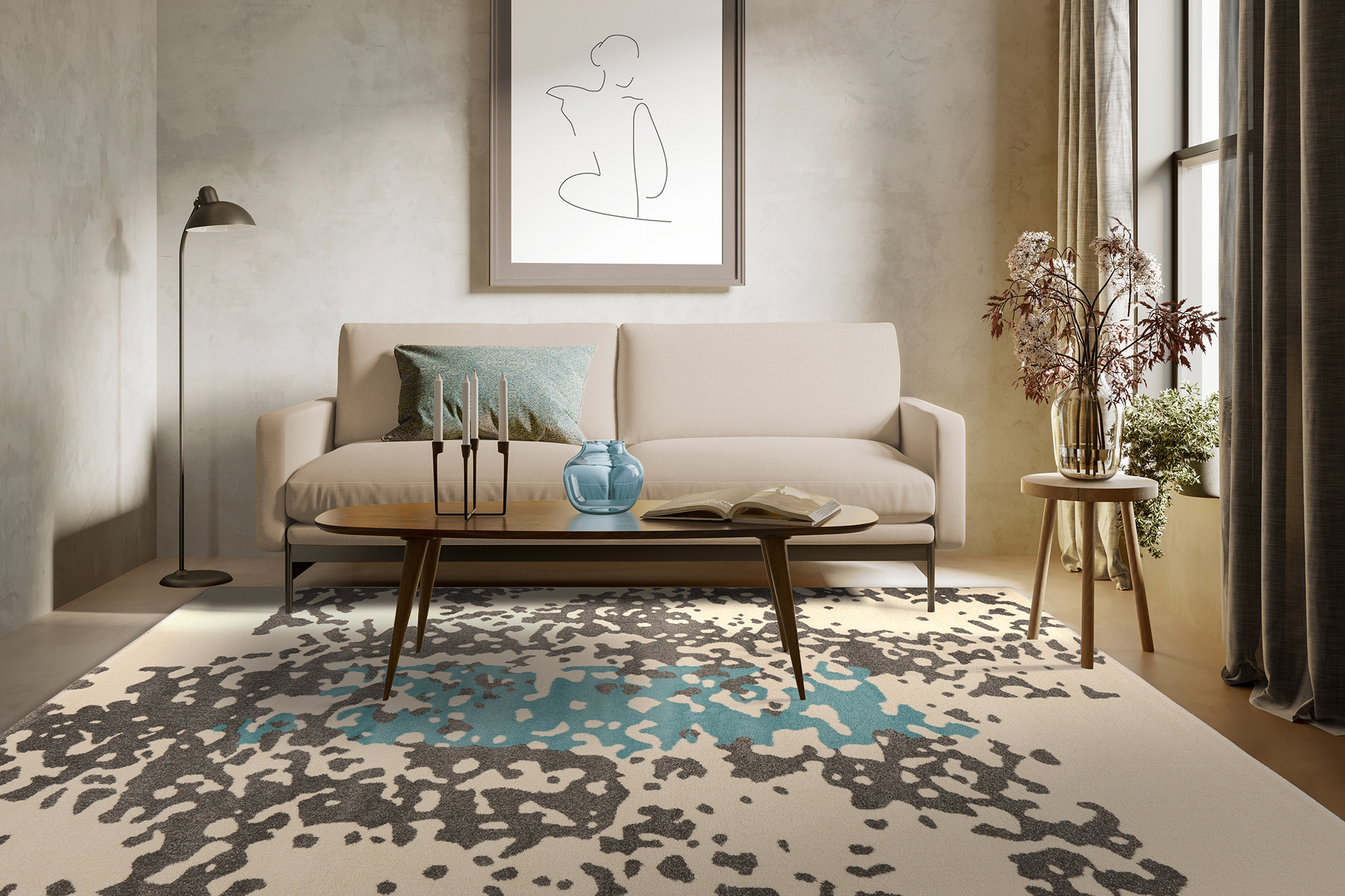 Teppich NAILA 80 x 150 cm