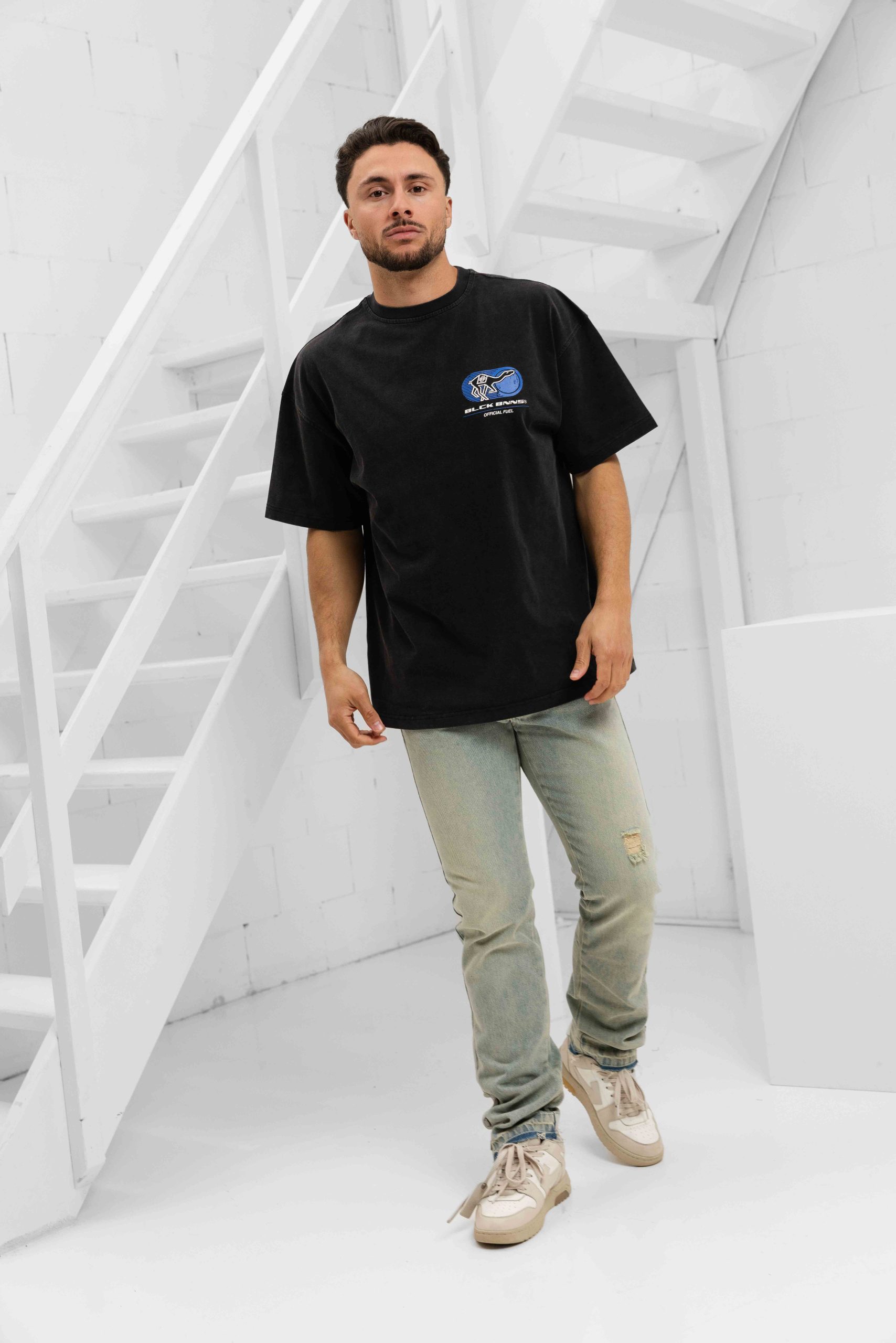 Black Bananas Desert Race T-Shirt Heren Zwart