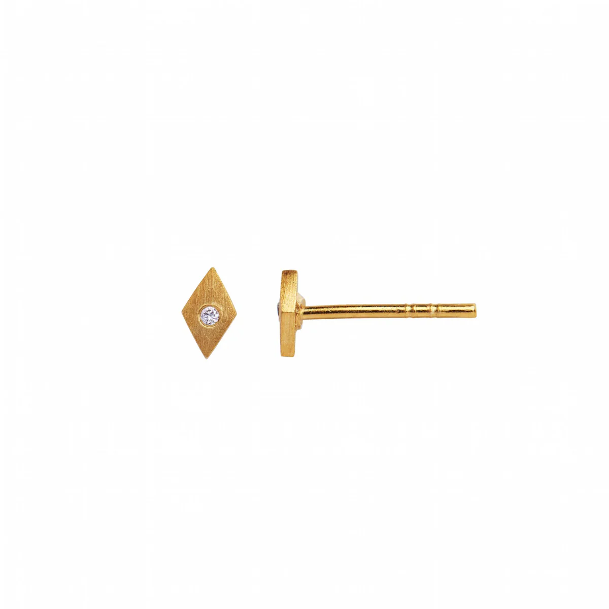 STINE A Jewelry  Petit harlekin ørering - Forgyldt