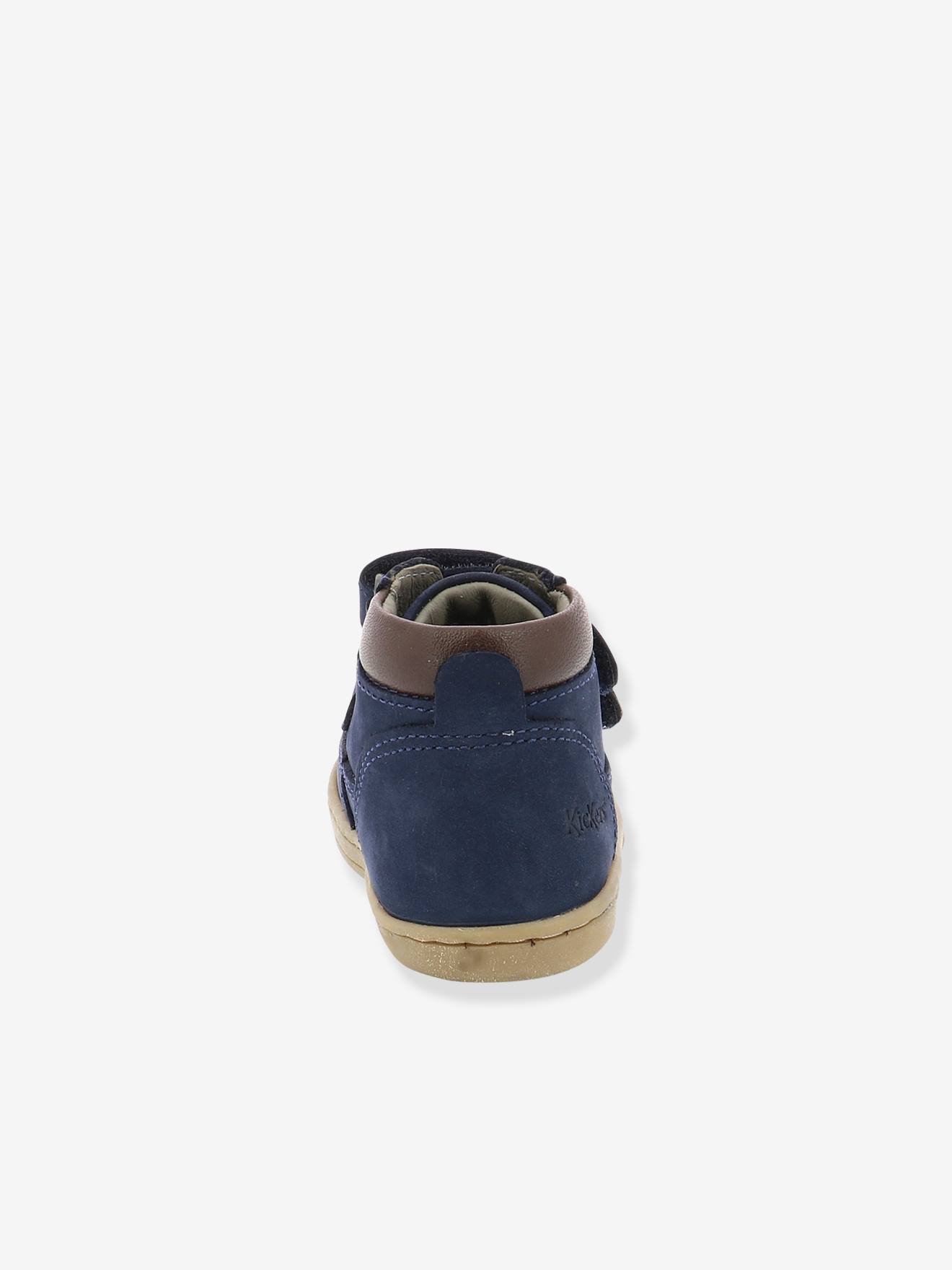 Botas Tackeasy KICKERS® lisas azul-escuras para bebê menino