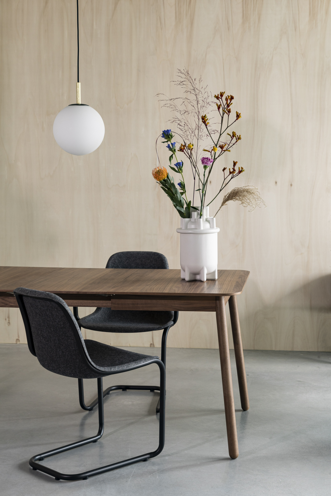 Eettafel Glimps rechthoekig uitschuifbaar naturel 180-240 x 90 cm