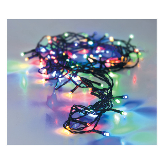24er LED-Lichterkette - ca. 1,8 m - bunt