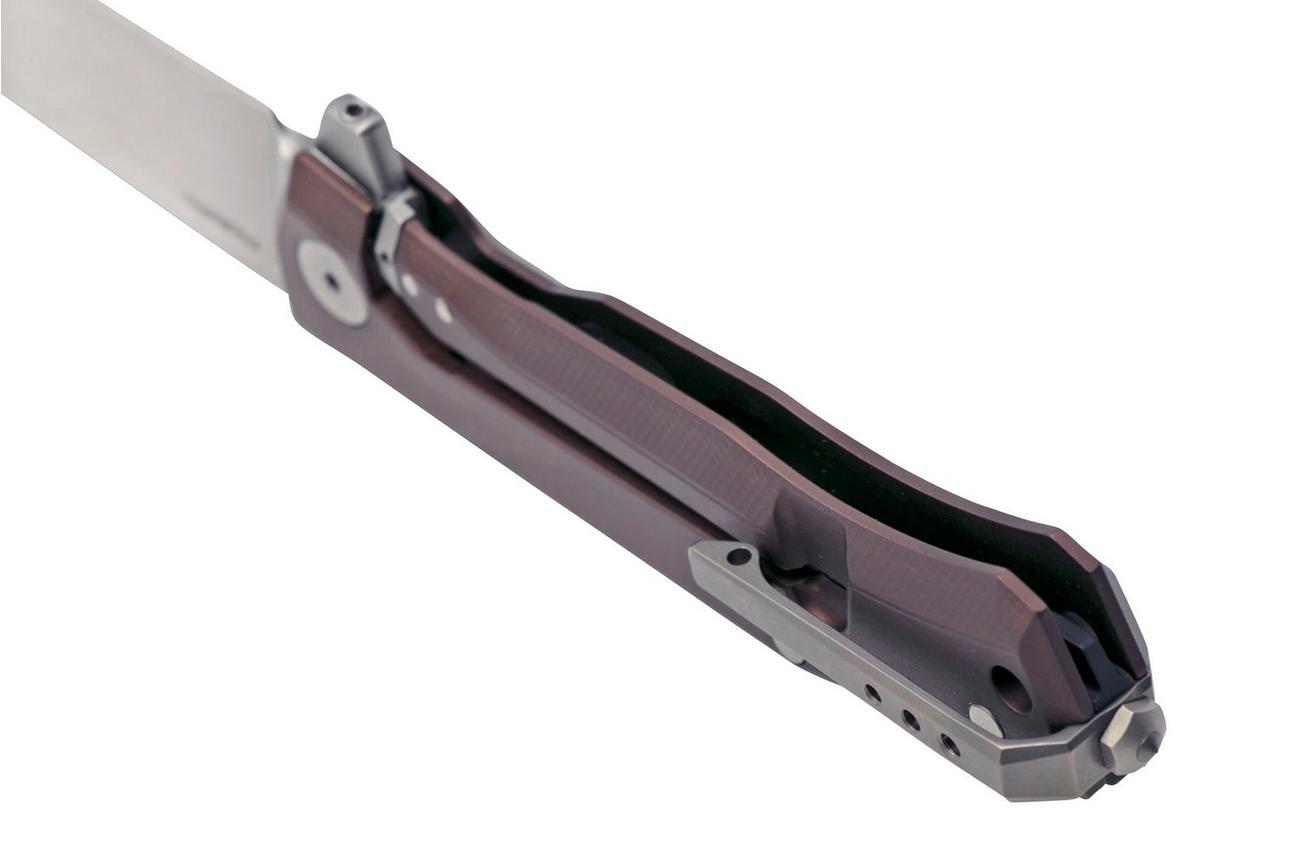 LionSteel Myto MT01A ES Brown Aluminium, Satin zakmes, Molletta design