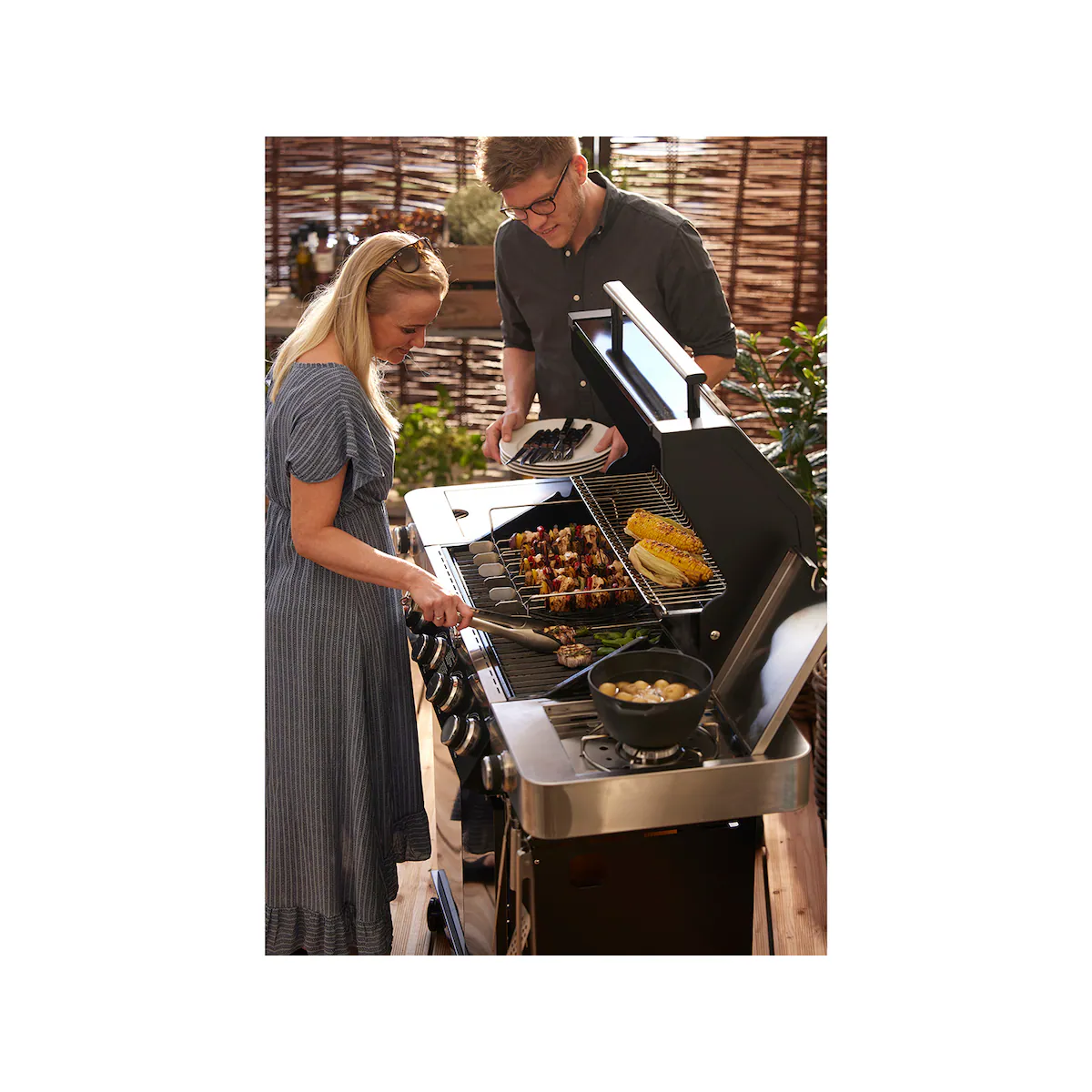 Rösle Rack w. grill scewers 46.5 x 33.2 x 9.5 cm 6 pcs