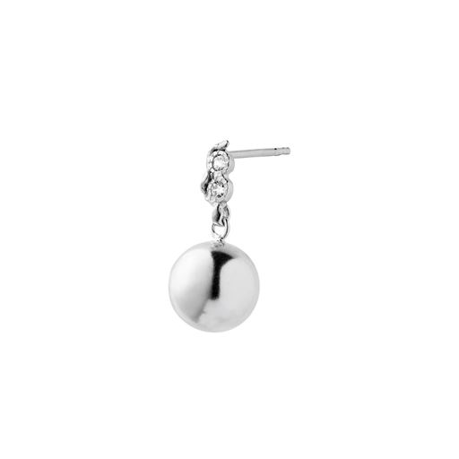 Stine A Twin Flow & Disco Ball Ørering, Rhodineret Silver