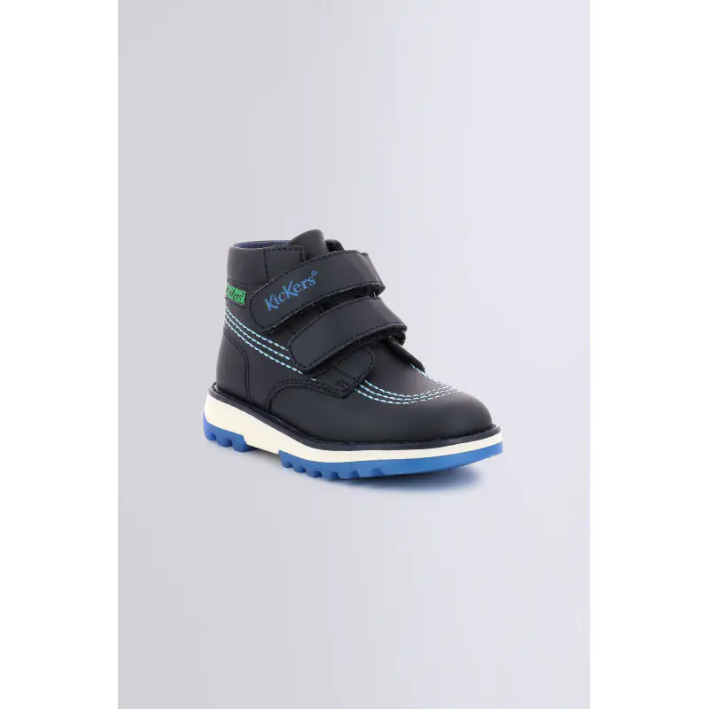 KICKFUN MARINE BLEU BOTTILLONS Synthétique Garçon
