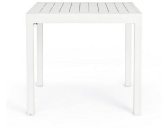 CONCEPT1 - Table extérieure Pelagius blanc 83/166 x 80 x h75 cm