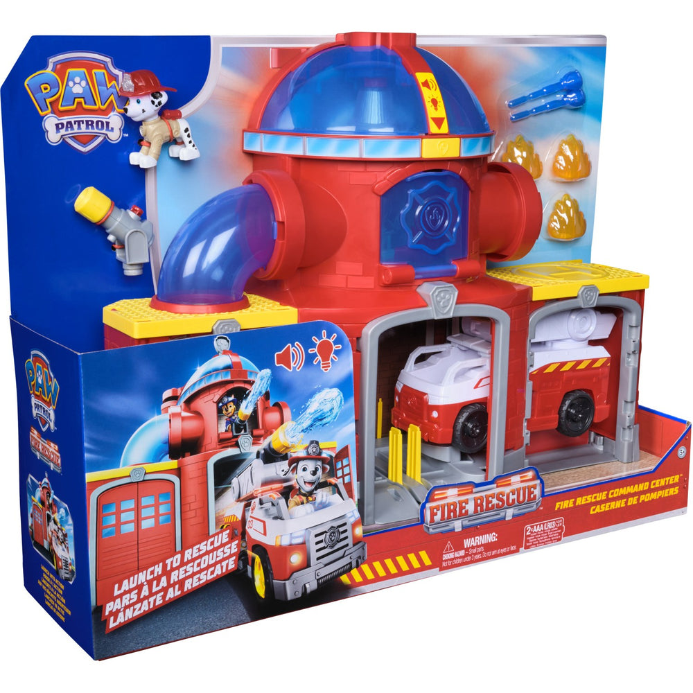 Køb Paw Patrol Brandredning Brandstation Sæt