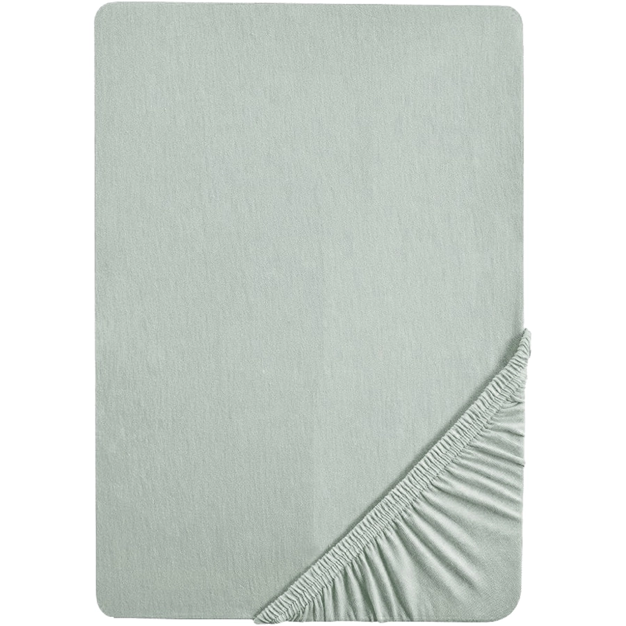 roba Spannbettlaken Jersey Lil Planet frosty green 70x140 cm