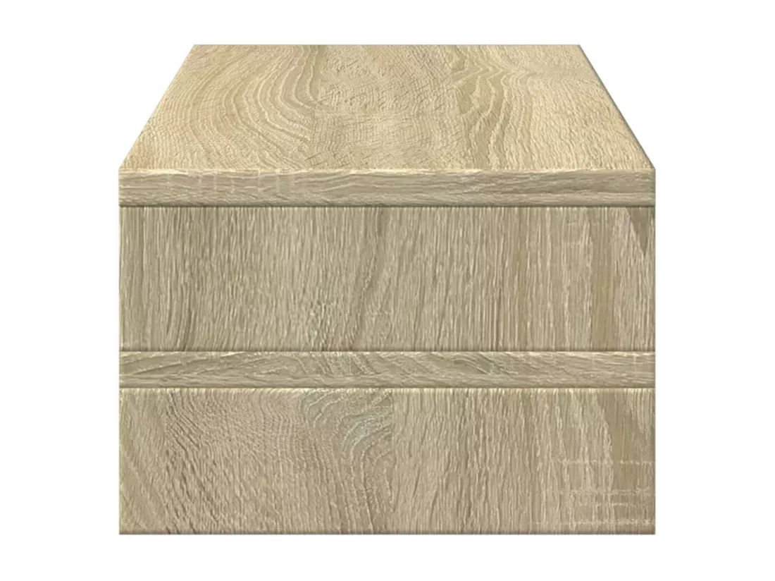 Support de moniteur chêne sonoma 54x22x15 cm bois d'ingénierie