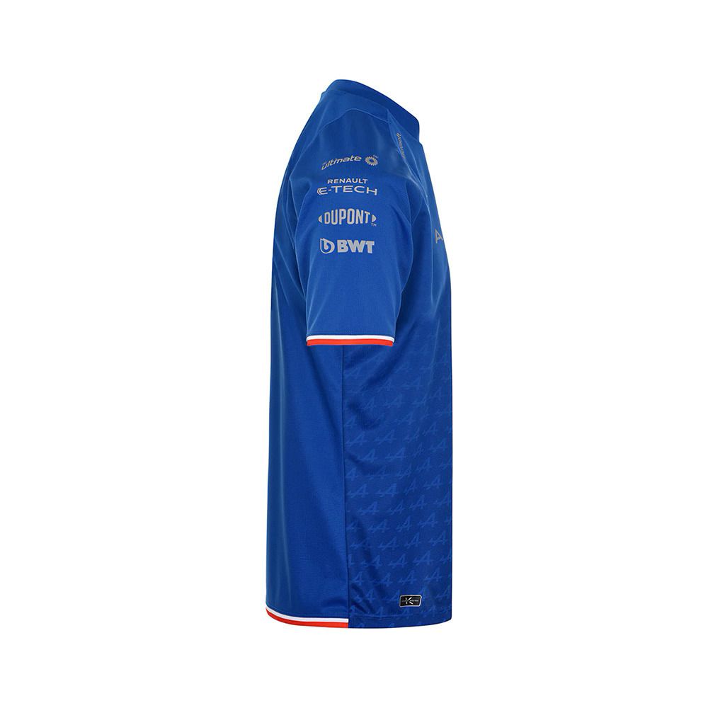 Kappa KOMBAT ALPINE F1 OCON - Maillot Homme blue royal marine/white/red