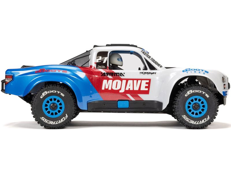 Arrma Desert Truck Mojave GROM BLX 2233S, Weiss 1:16 Brushless 4 X 4 Small Scale Desert Truck RTR mit DSC