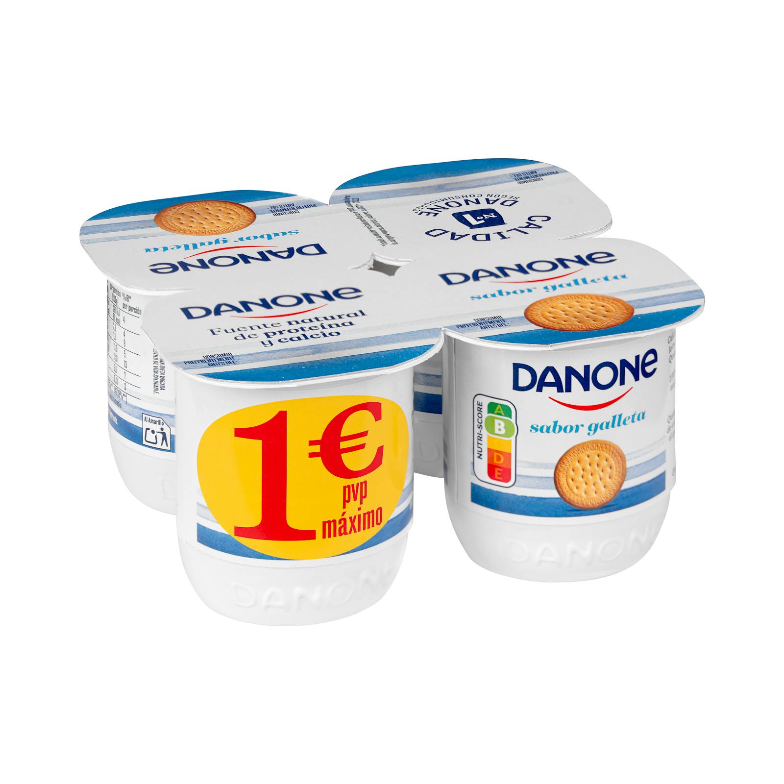 Yaourt au goût de biscuit Danone
