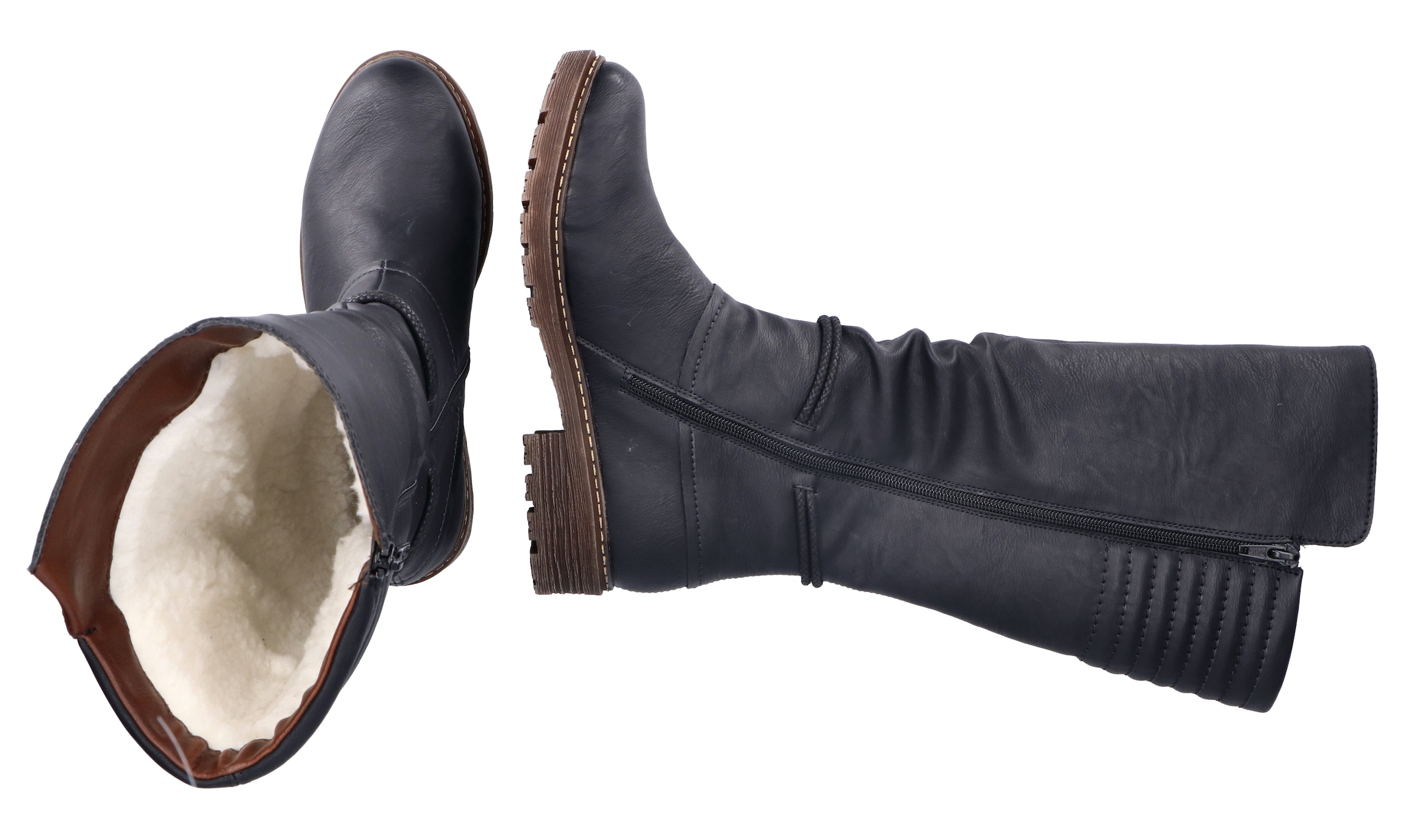 Rieker Winterstiefel  , Langschaftstiefel, Blockabsatz, mit Rieker-TEX-Membran