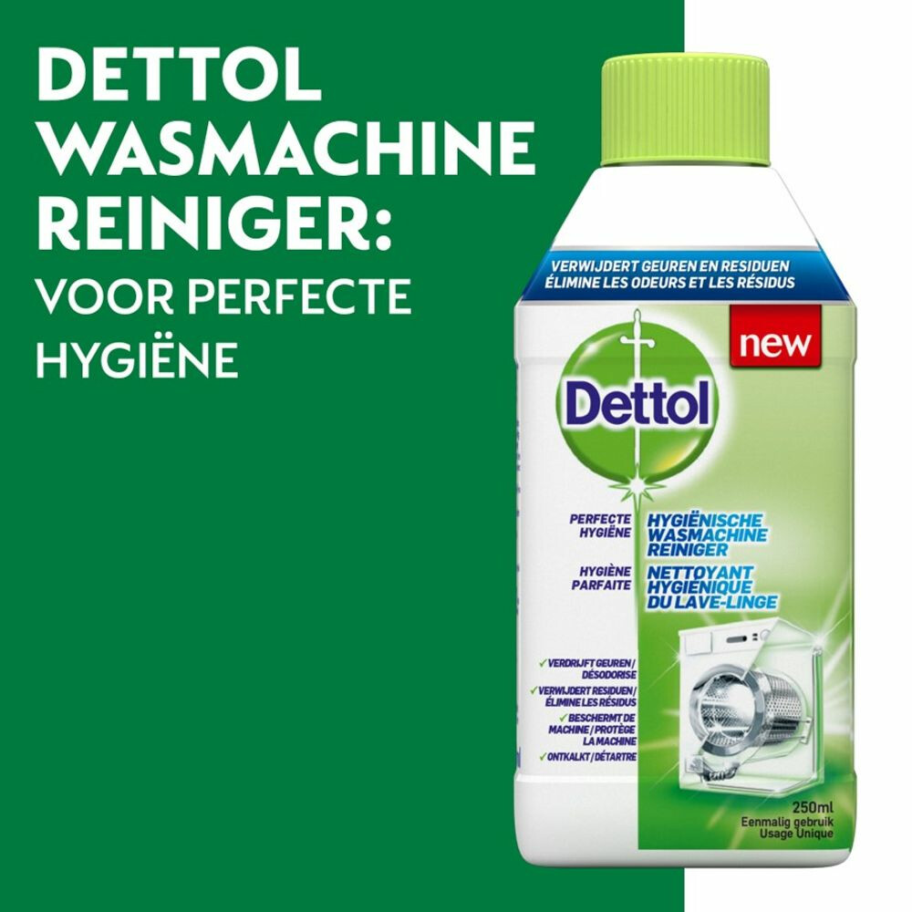 6x Dettol Wasmachine Reiniger Hygiënisch250 ml