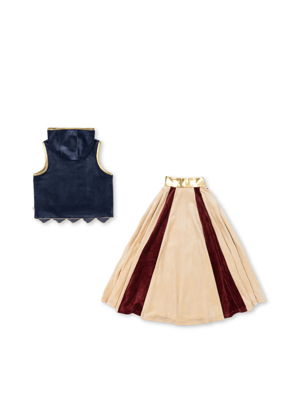 RIDDERKOSTUME - DRESS BLUE - 5-8Y