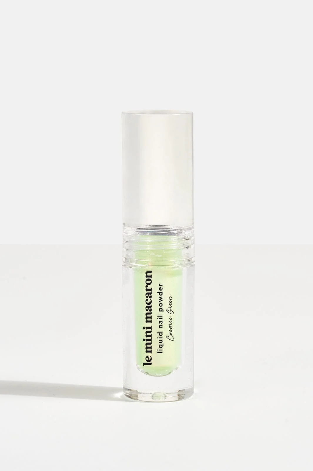 Le Mini Macaron Stardust Liquid Nail Powder cosmic green