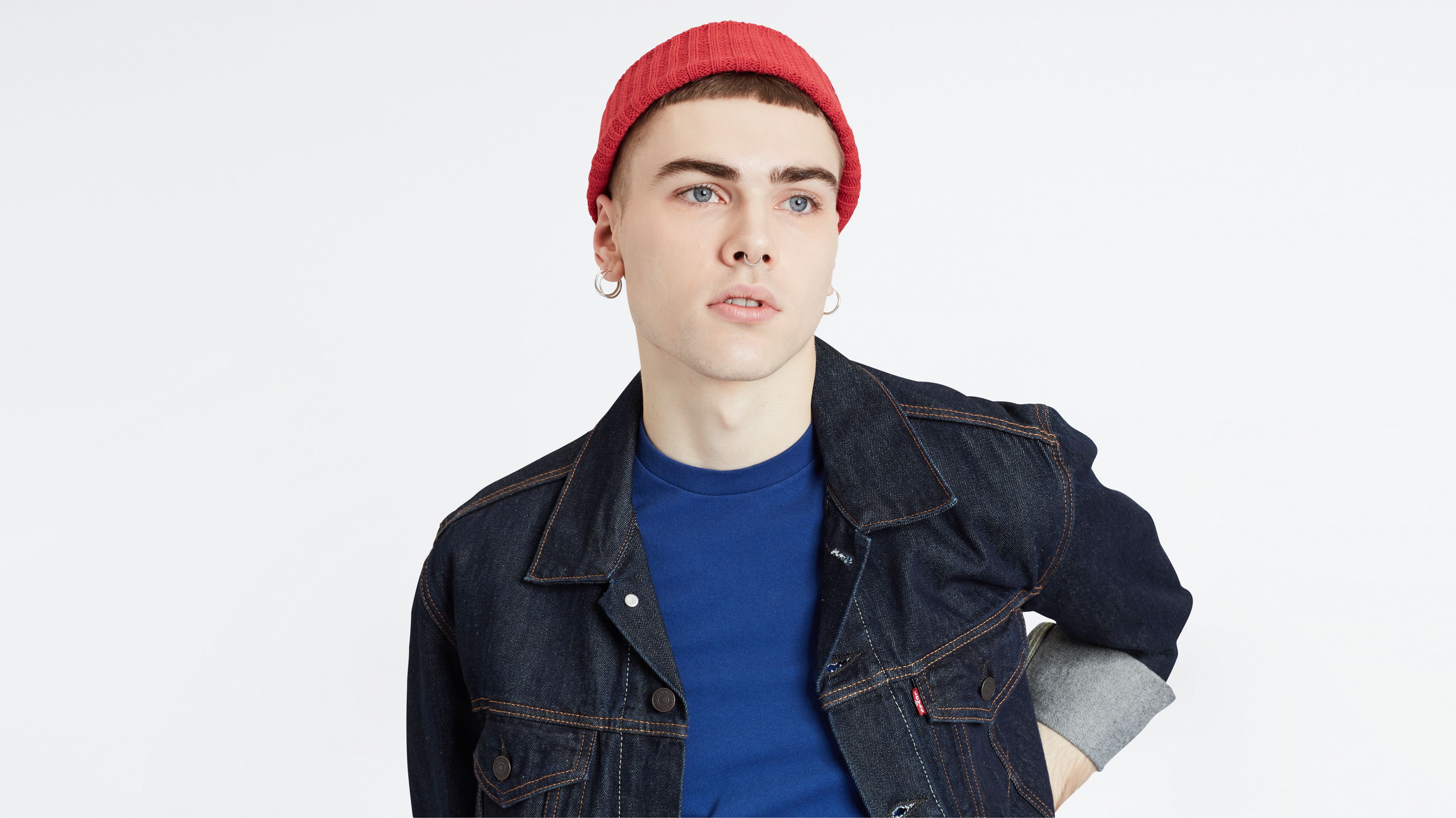 Bonnet côtelé Levi's® - Brilliant Red - Rouge
