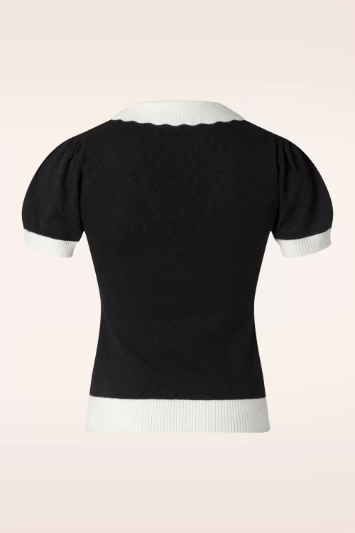 Bunny Joanie top in zwart