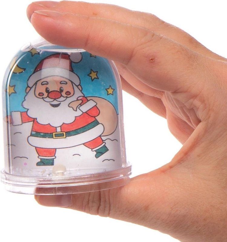 Baker Ross AX490 Kerstmis Kleur In Sneeuw Bal Sets - Pakket Van 4 - Kunstnijverheid Voor Kerstactiviteiten
