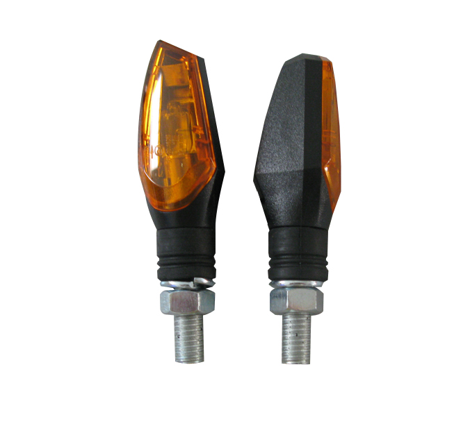 Dafy Moto - Mini Clignotants Chaser Noir / Orange