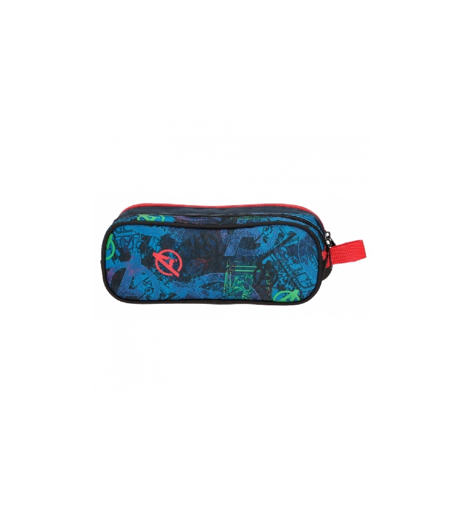 Bolsa Joumma Estuche Marvel on the Warpath azul - 23x9x7cm