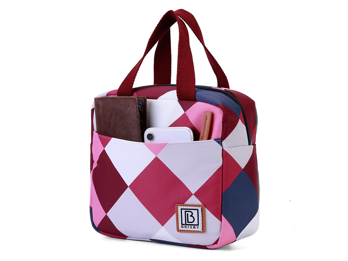 Brisby 4-laags geïsoleerde 4 liter koeltas - Blok Rose