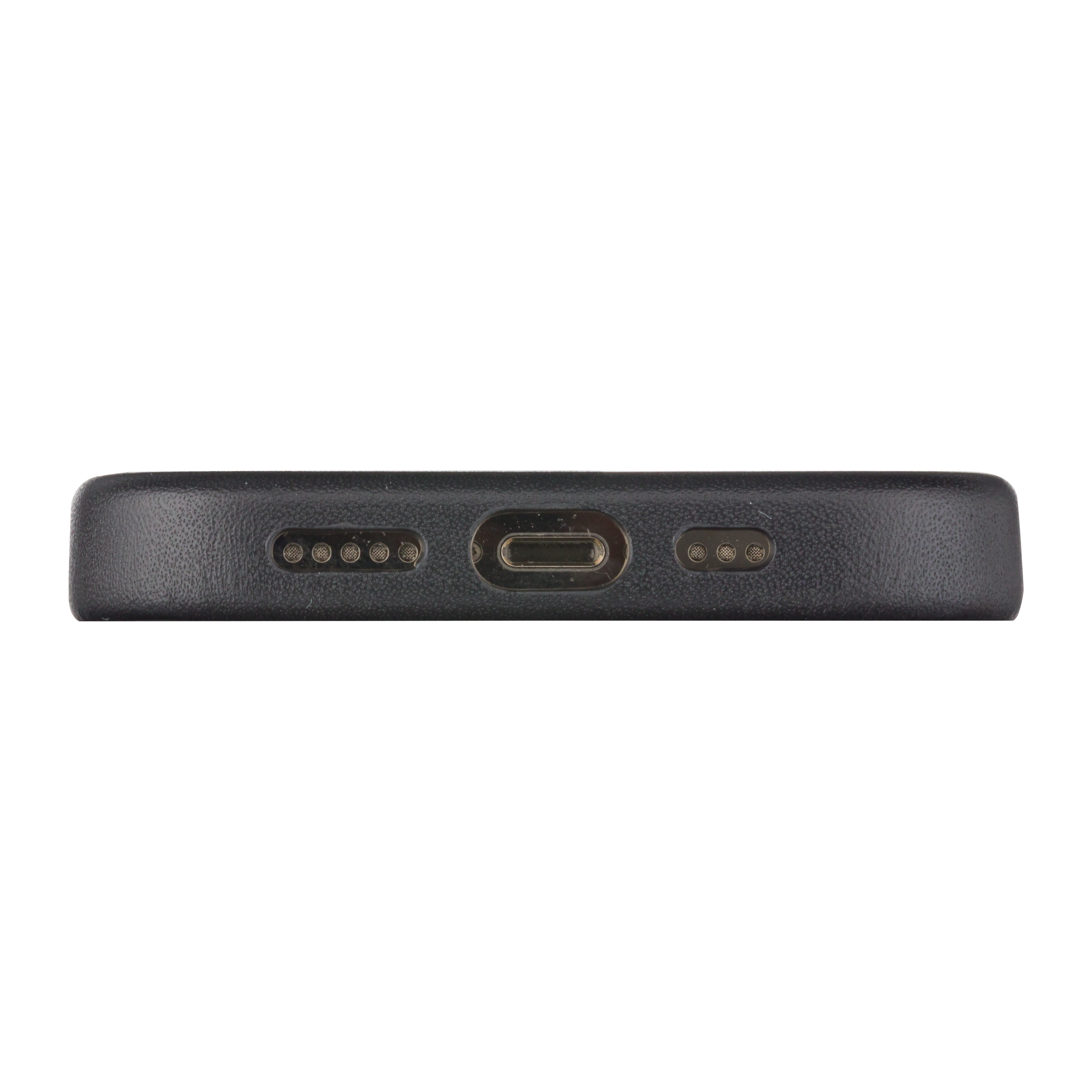 iPhone 15 Pro Max MagSafe Echtleder Hardcase Hülle Roskilde Recycled (RO67GTBL1889) - Schwarz